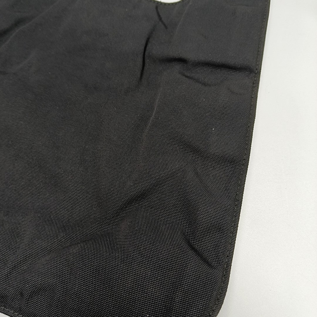 Fabric Shoulder Bag Black