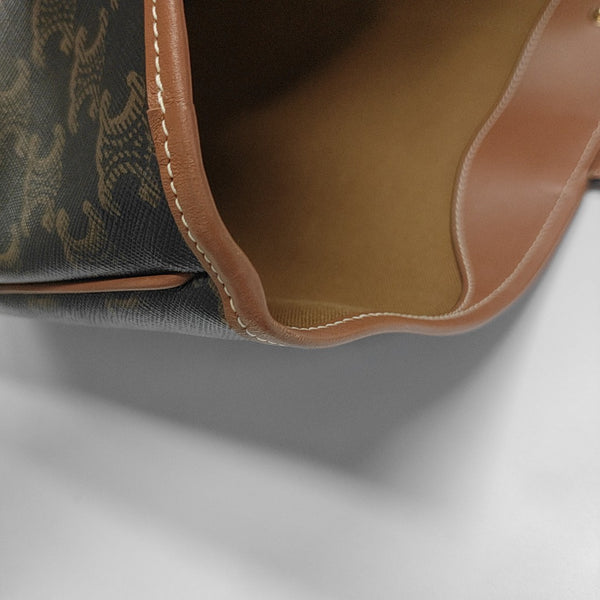 TRIOMPHE CANVAS Medium Coated Canvas Black