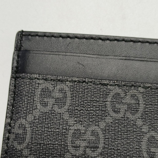 Coated Canvas Card Holder Black