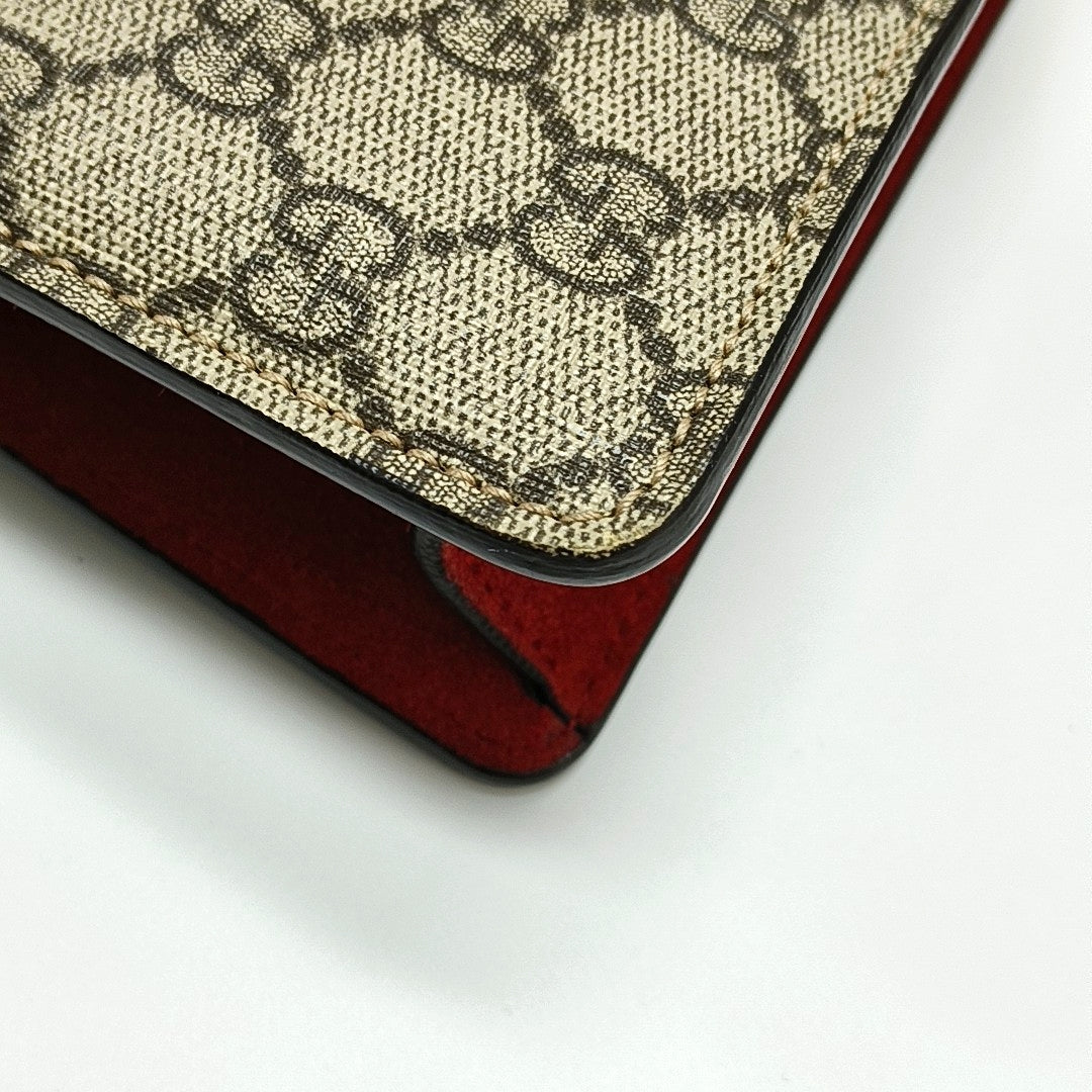 Dionysus Mini Monogram Coated Canvas Beige