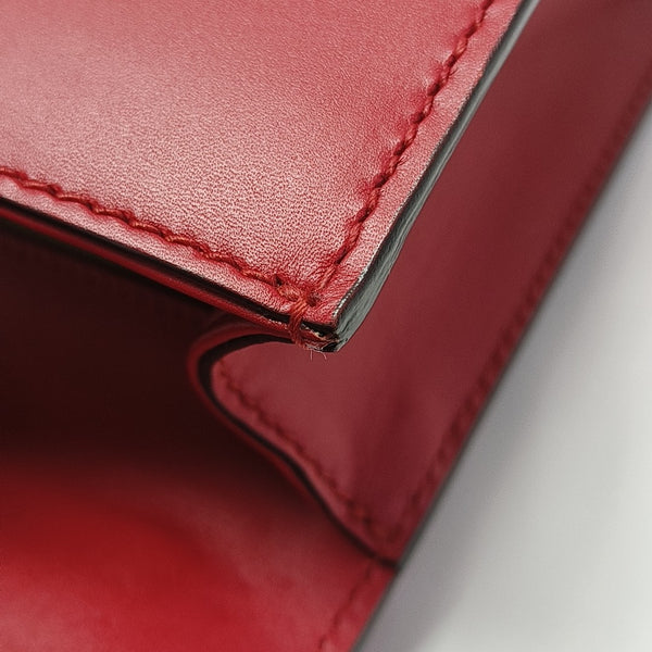 Sylvie Mini Calfskin Red