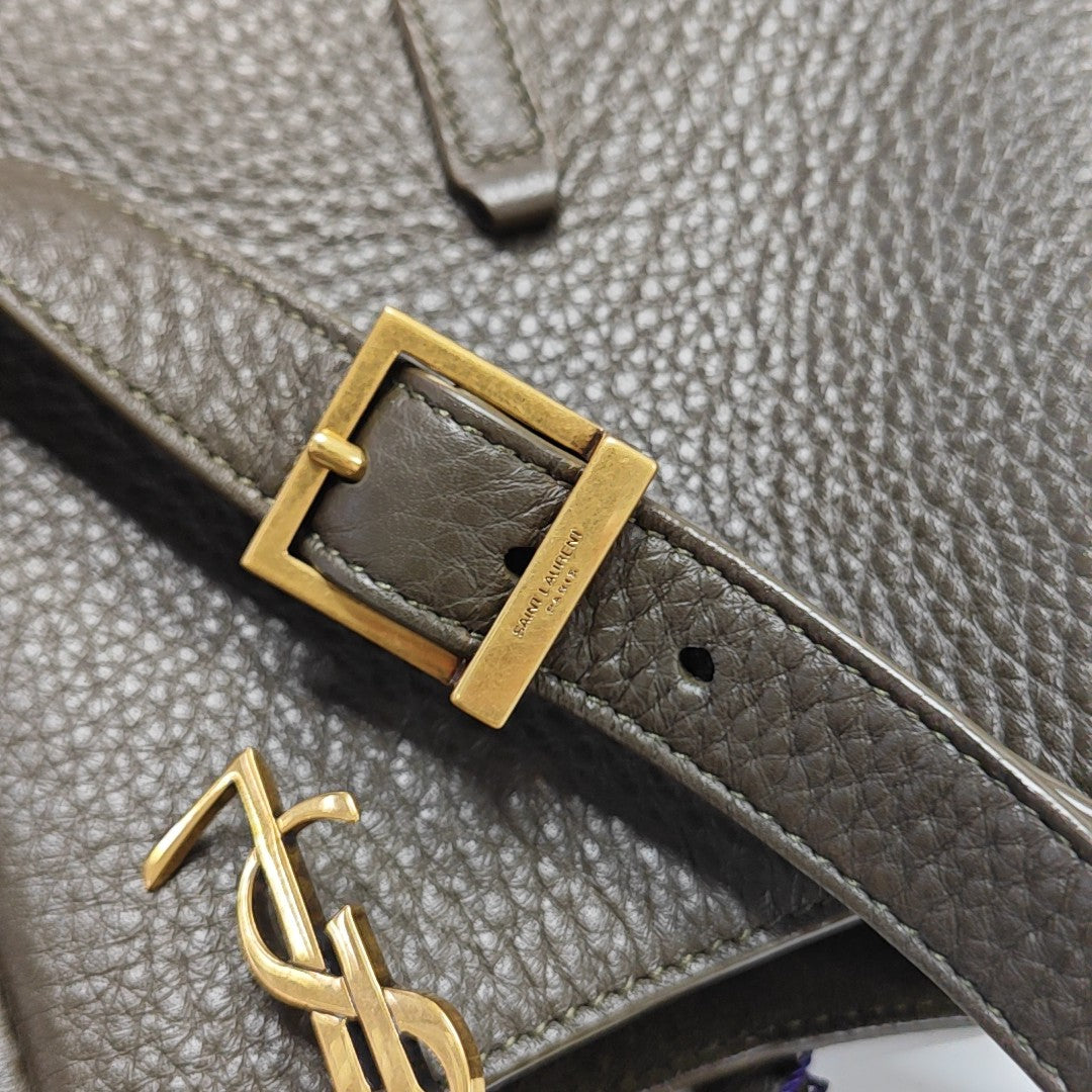 LE 5 À 7 Mini Calfskin Green