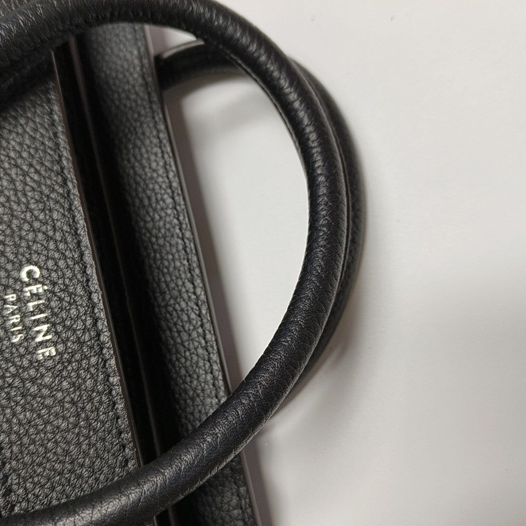 LUGGAGE Nano Calfskin Black