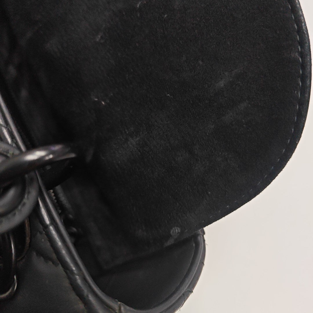 Lady Dior Small Cannage Calfskin Black