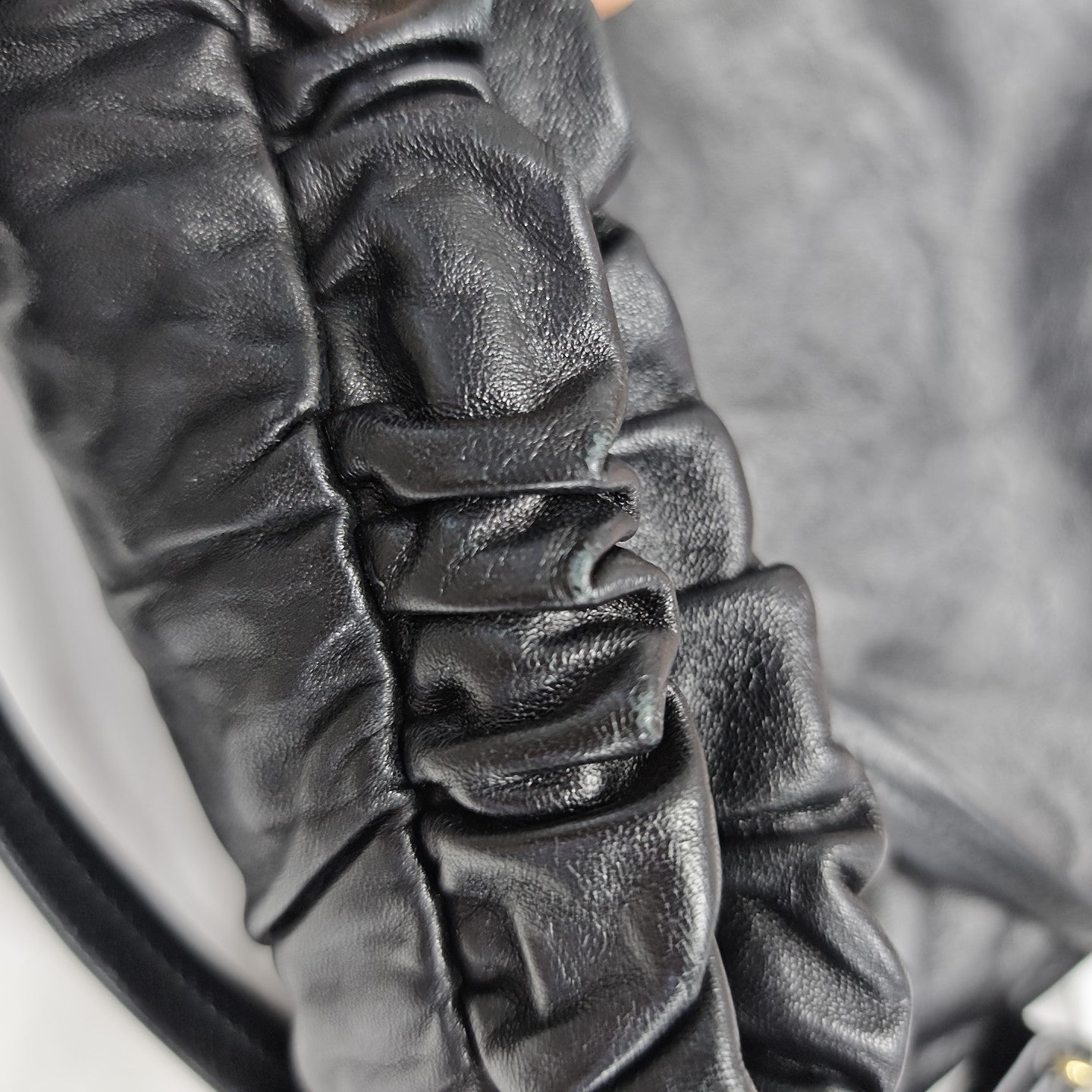 Lambskin Tote Bag Black