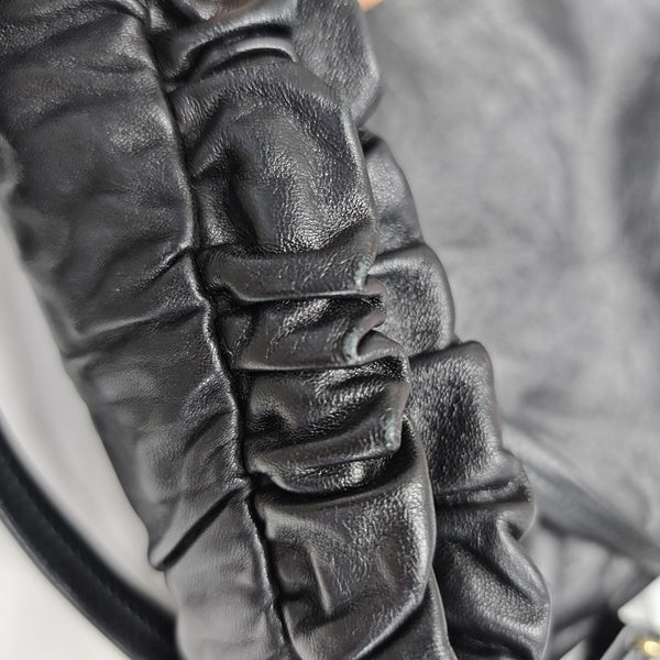 Lambskin Tote Bag Black