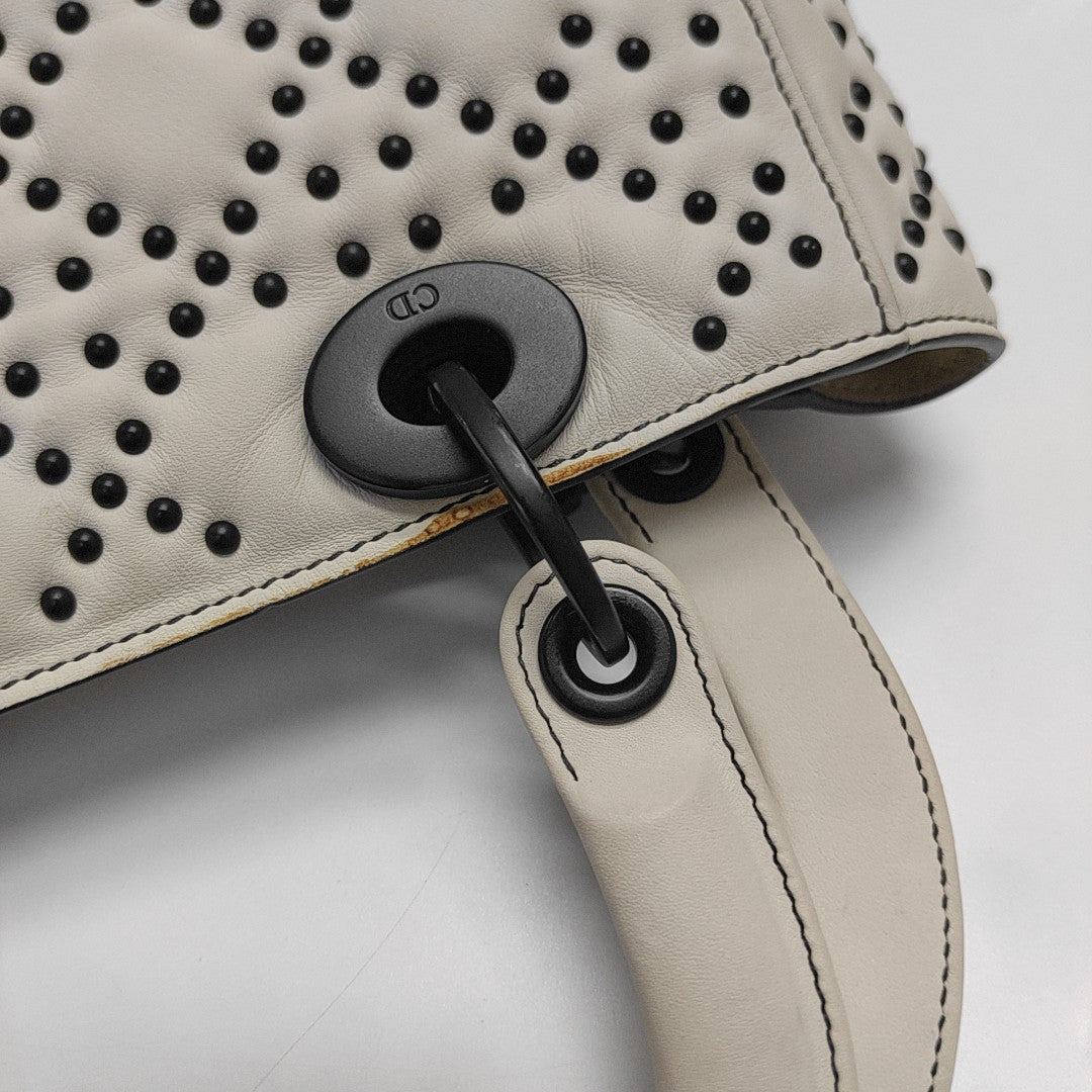 Lambskin Shoulder Bag White