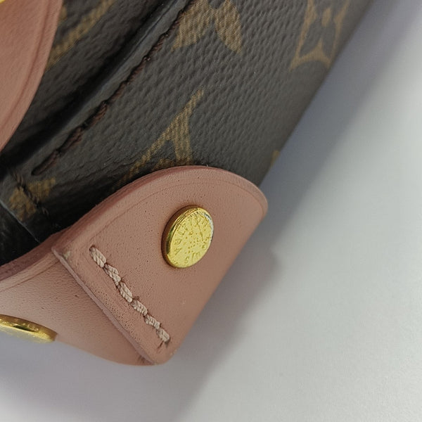 PETITE MALLE Monogram Coated Canvas Brown
