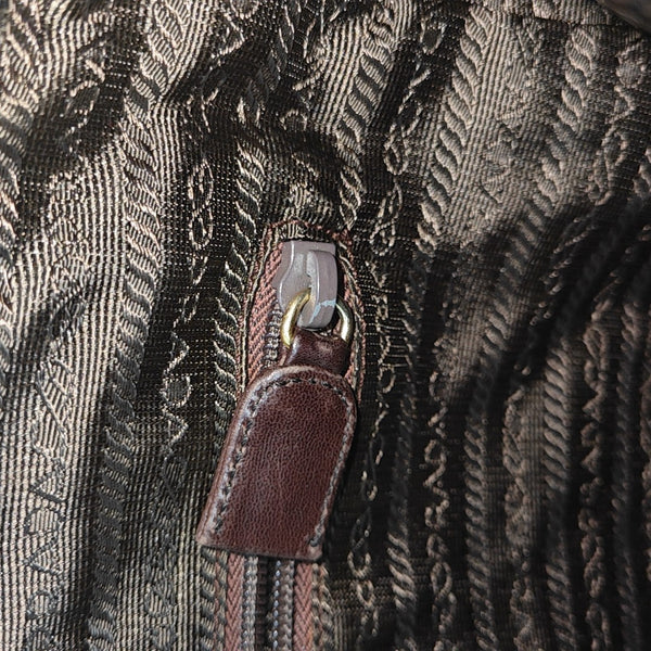 Fabric Tote Bag Brown