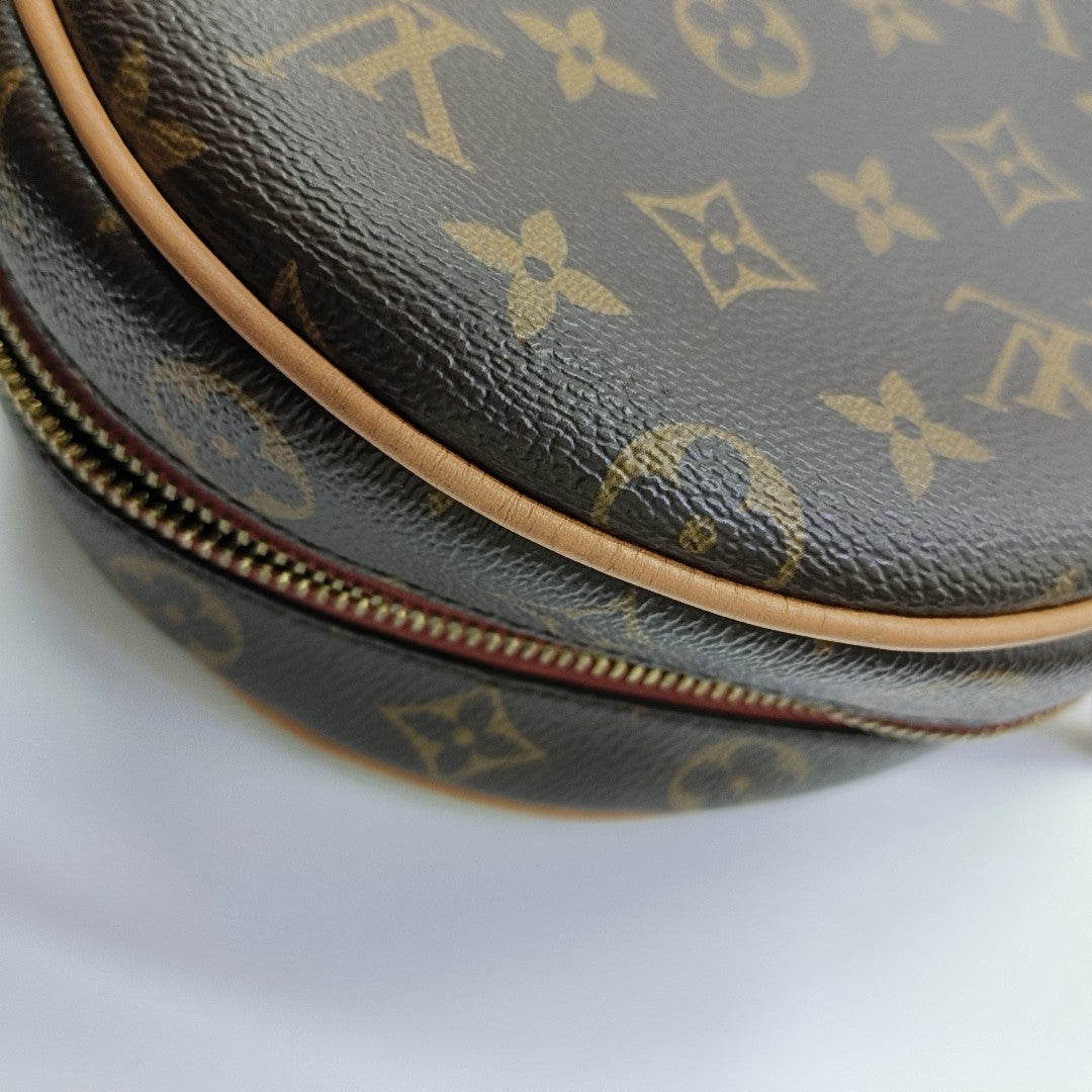 BOITE CHAPEAU PM Monogram Coated Canvas Brown
