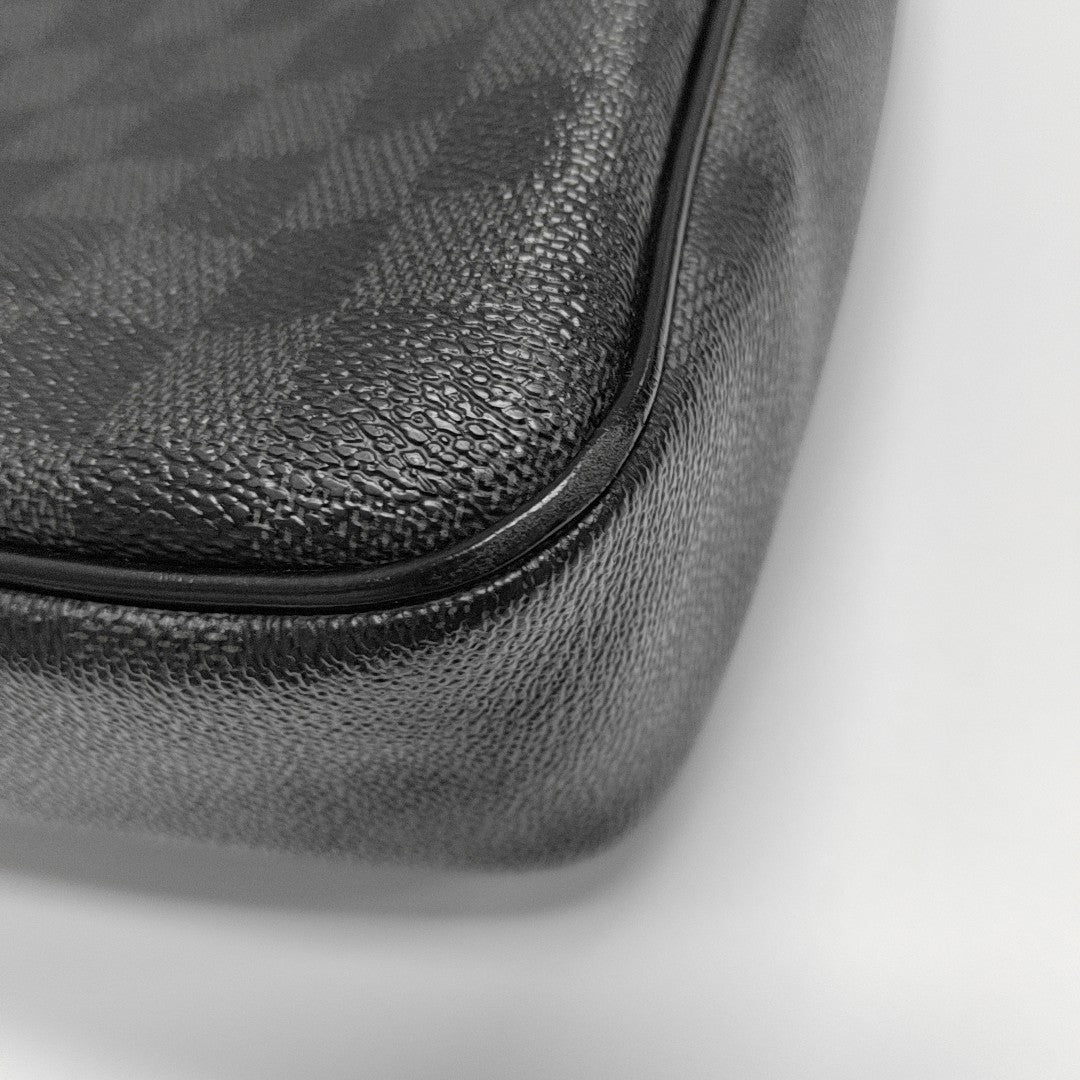 DANIEL Damier Graphite Coated Canvas Gray