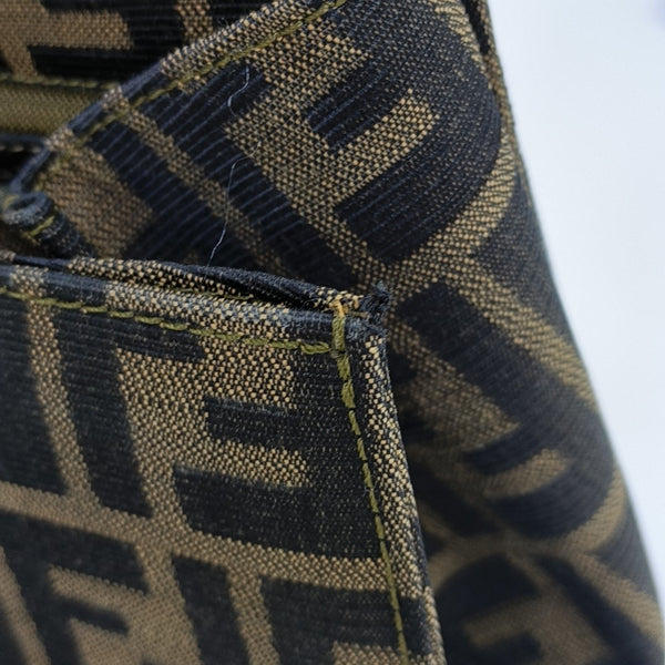 Canvas Top Handle Bag Brown