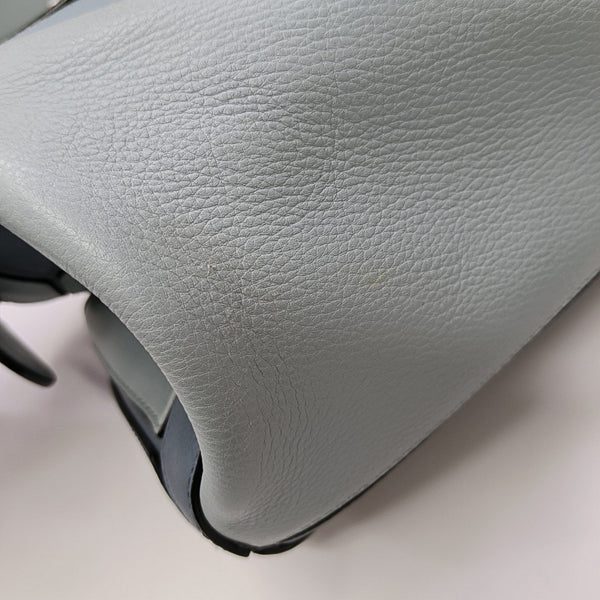Puzzle Medium Calfskin Blue