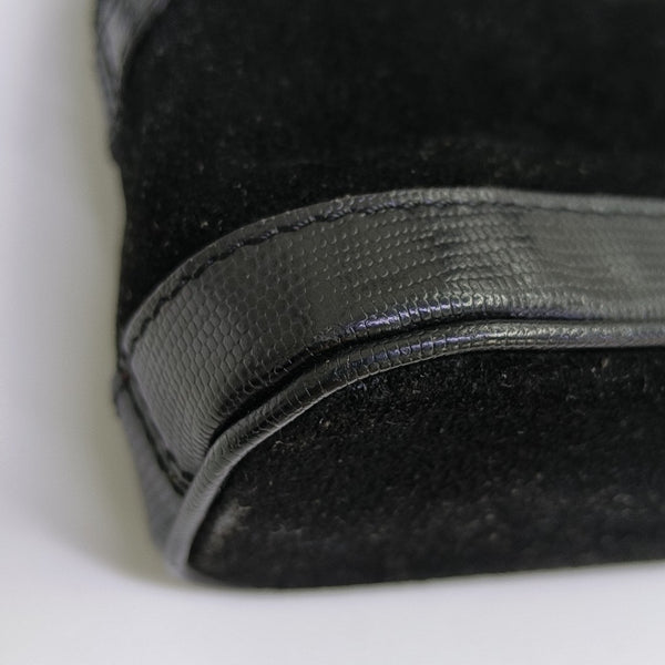 Suede Shoulder Bag Black