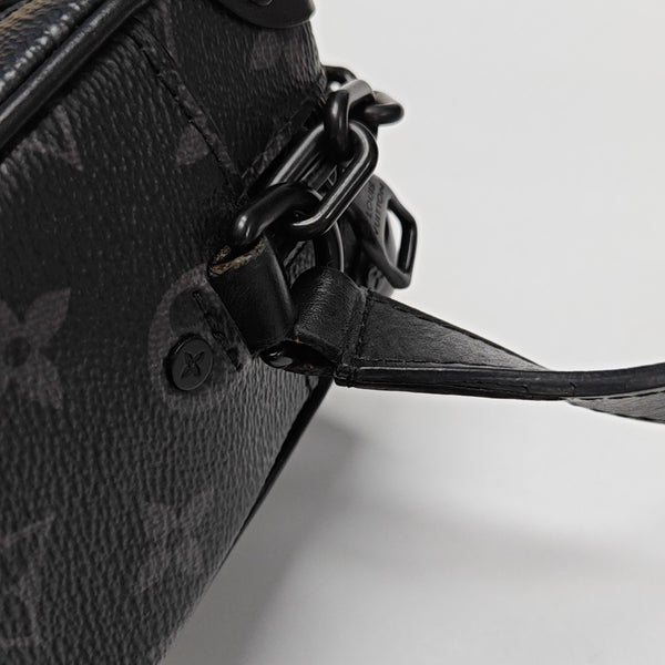 SOFT TRUNK Mini Monogram Coated Canvas Black
