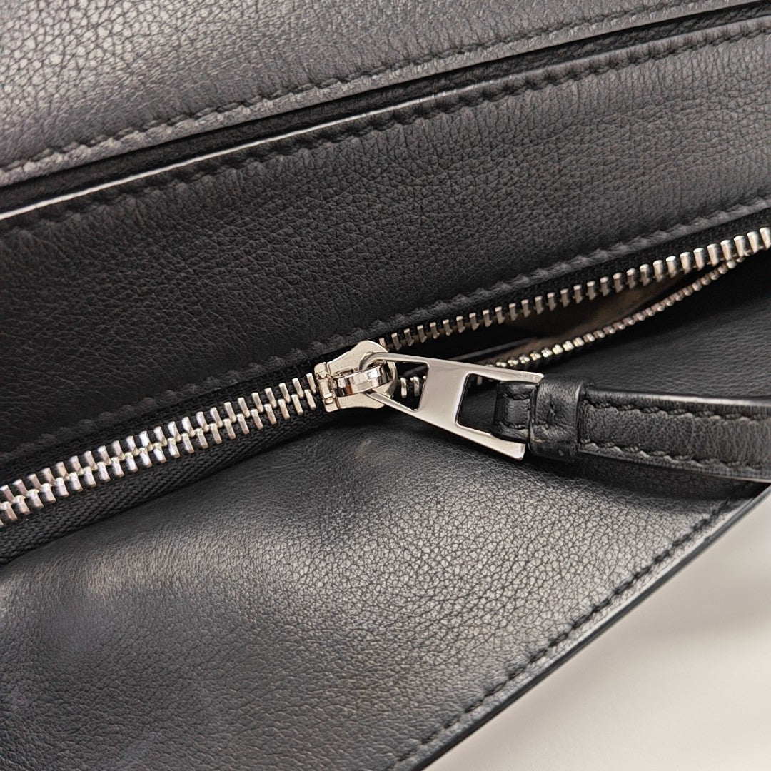 Puzzle Small Calfskin Black