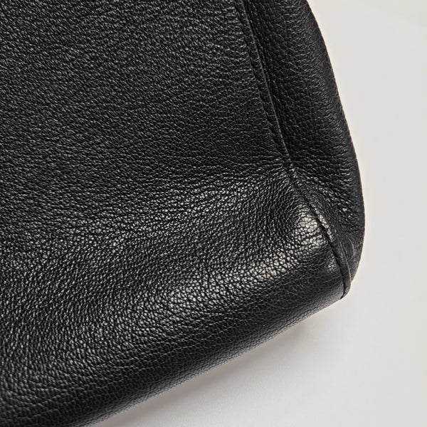 Calfskin Shoulder Bag Black