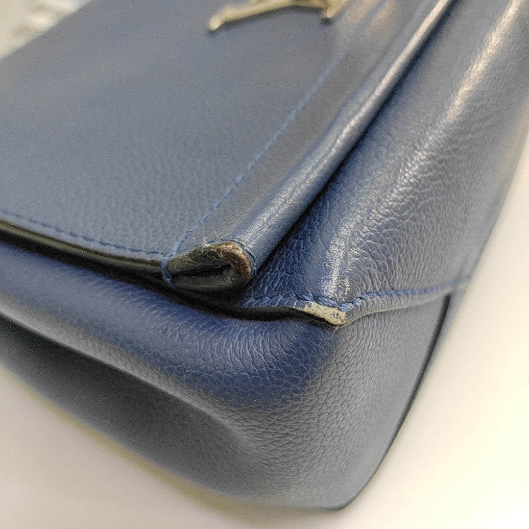 LOCKME BB Calfskin Blue