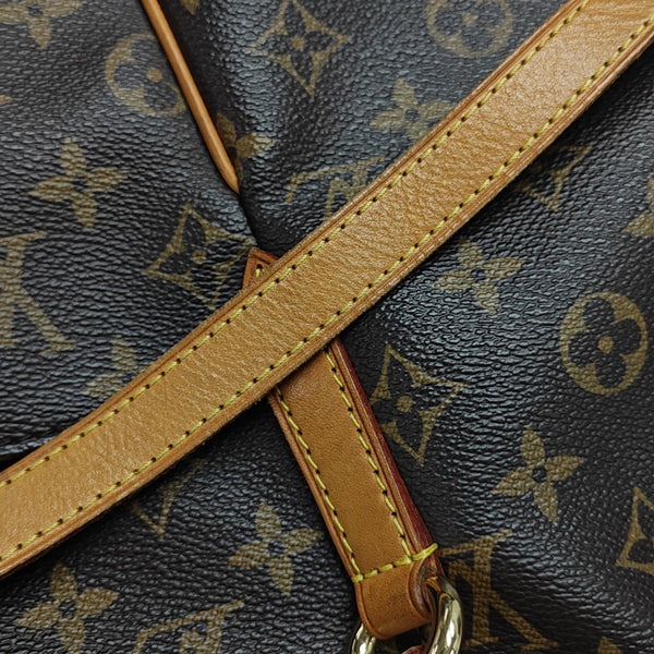 TOTALLY MM Monogram Coated Canvas Brown