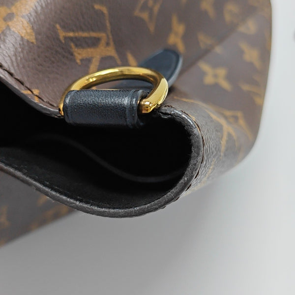 NÉONOÉ MM Monogram Coated Canvas Brown