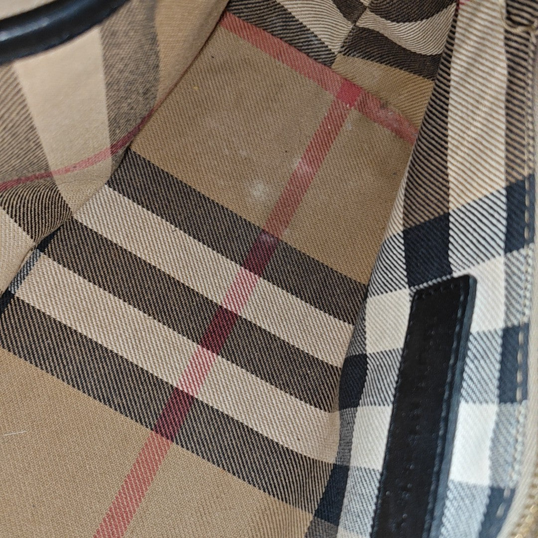 The Banner Small Calfskin Black