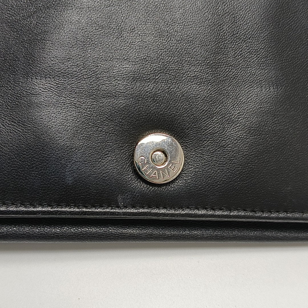 BOY CHANEL Mini Quilted Lambskin Black