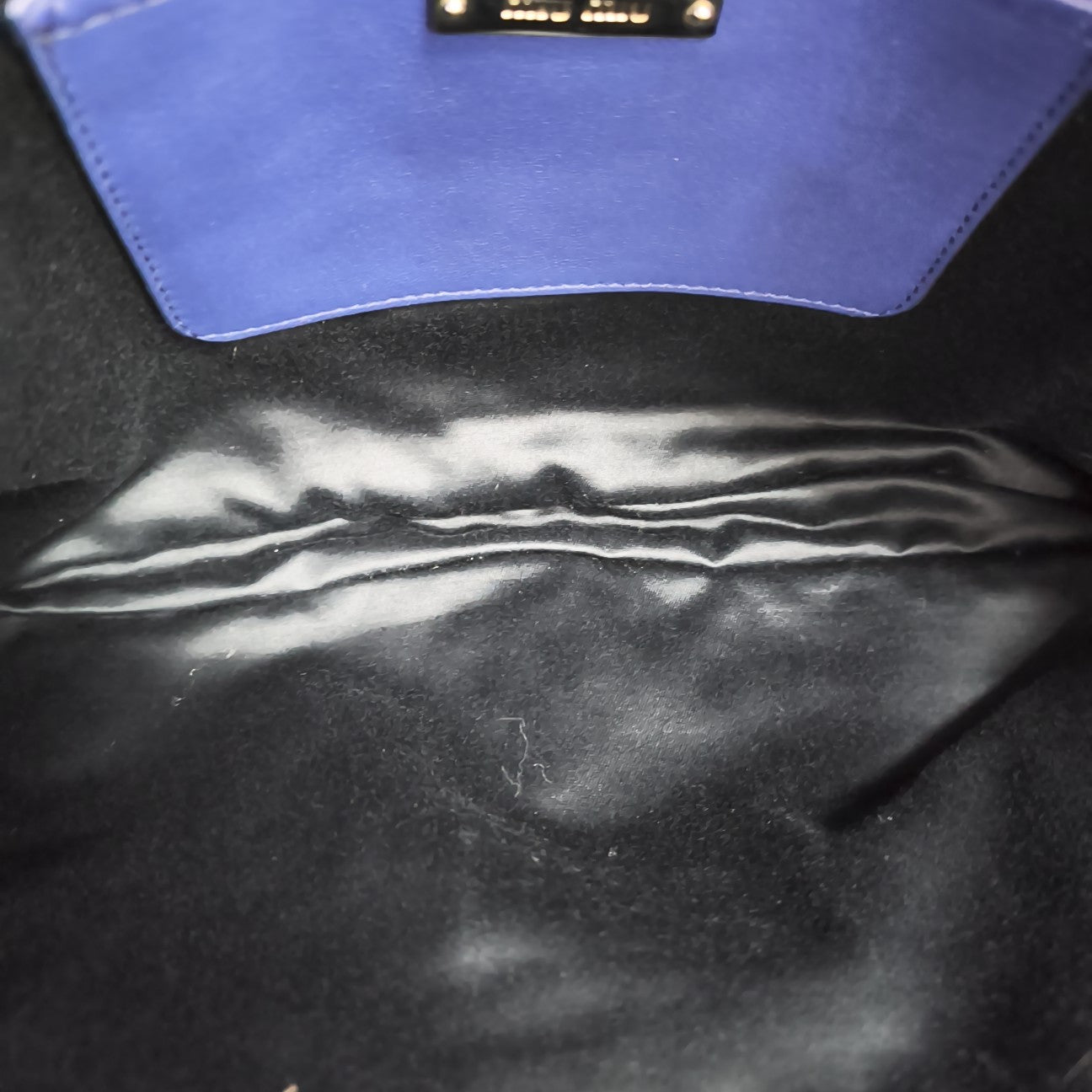 Crystal Quilted Lambskin Blue