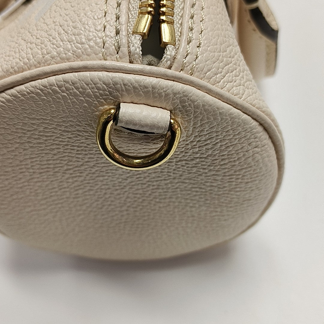 PAPILLON PM Monogram Calfskin White