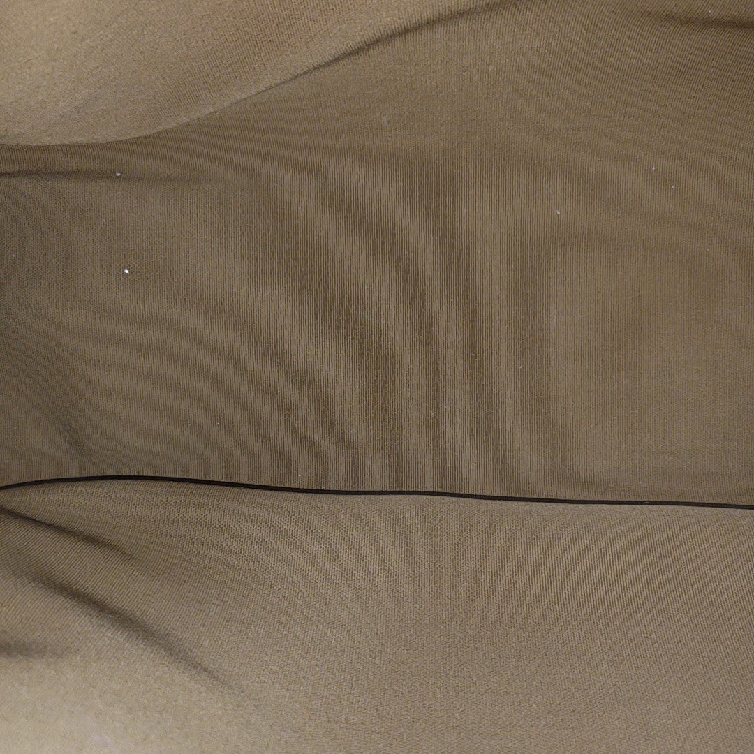 Coated Canvas Tote Bag Brown