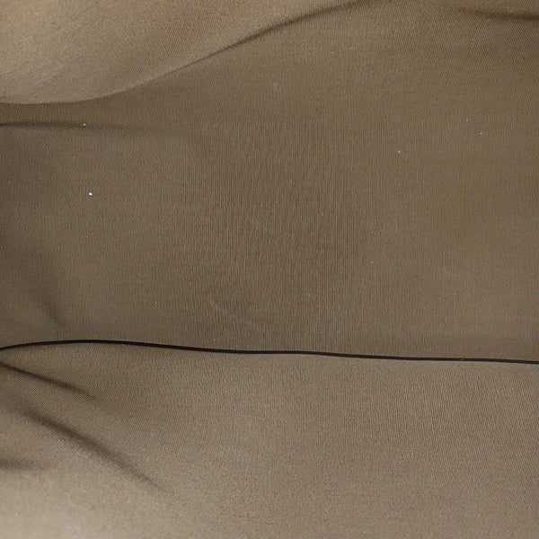 Coated Canvas Tote Bag Brown