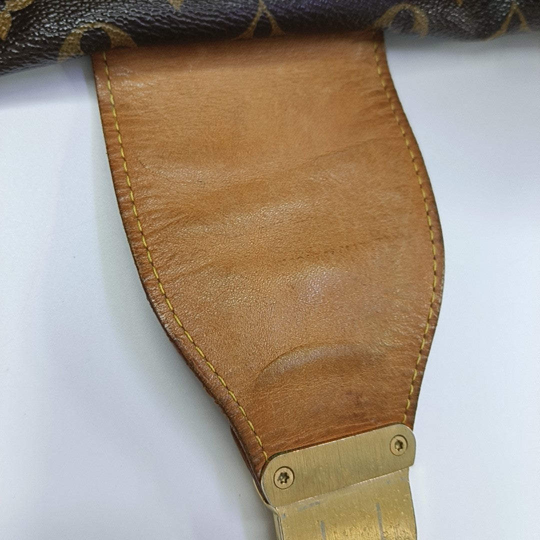 STRESA Monogram Coated Canvas Brown