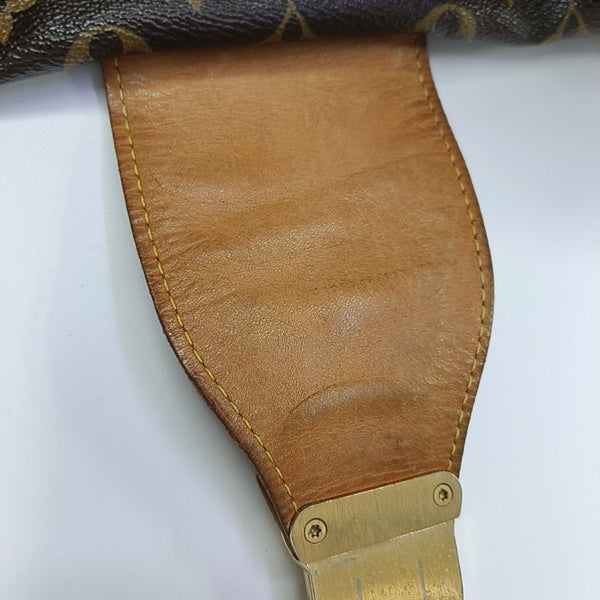 STRESA Monogram Coated Canvas Brown