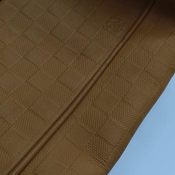 TADAO PM Damier Calfskin Yellow