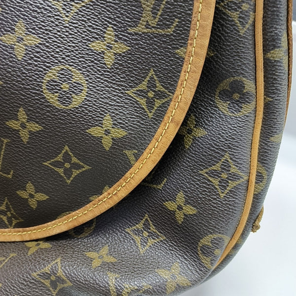 TULUM GM Monogram Coated Canvas Brown
