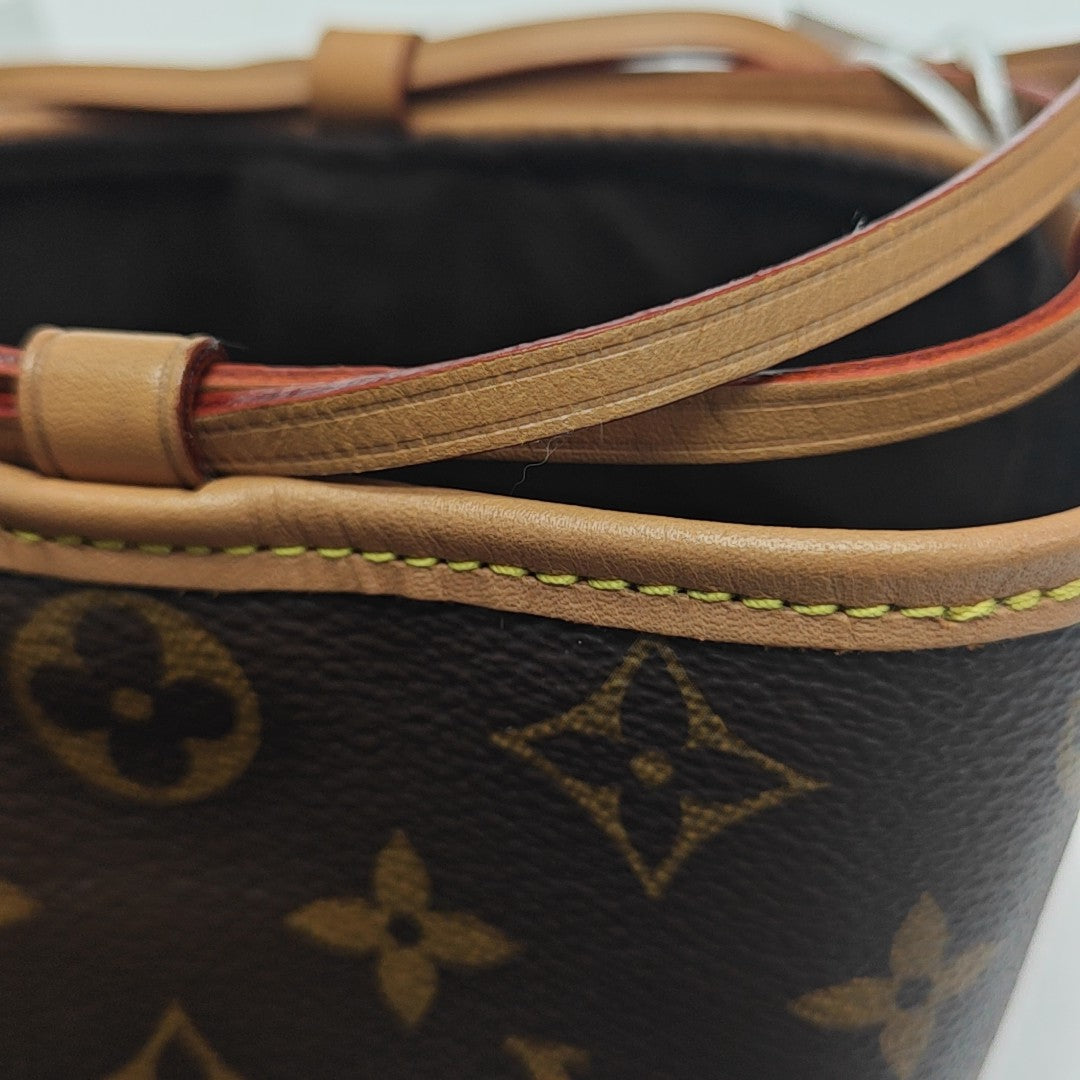 NOÉ Monogram Coated Canvas Brown