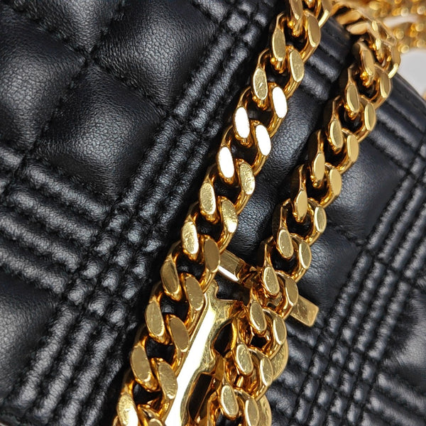 Lola Mini Quilted Lambskin Black