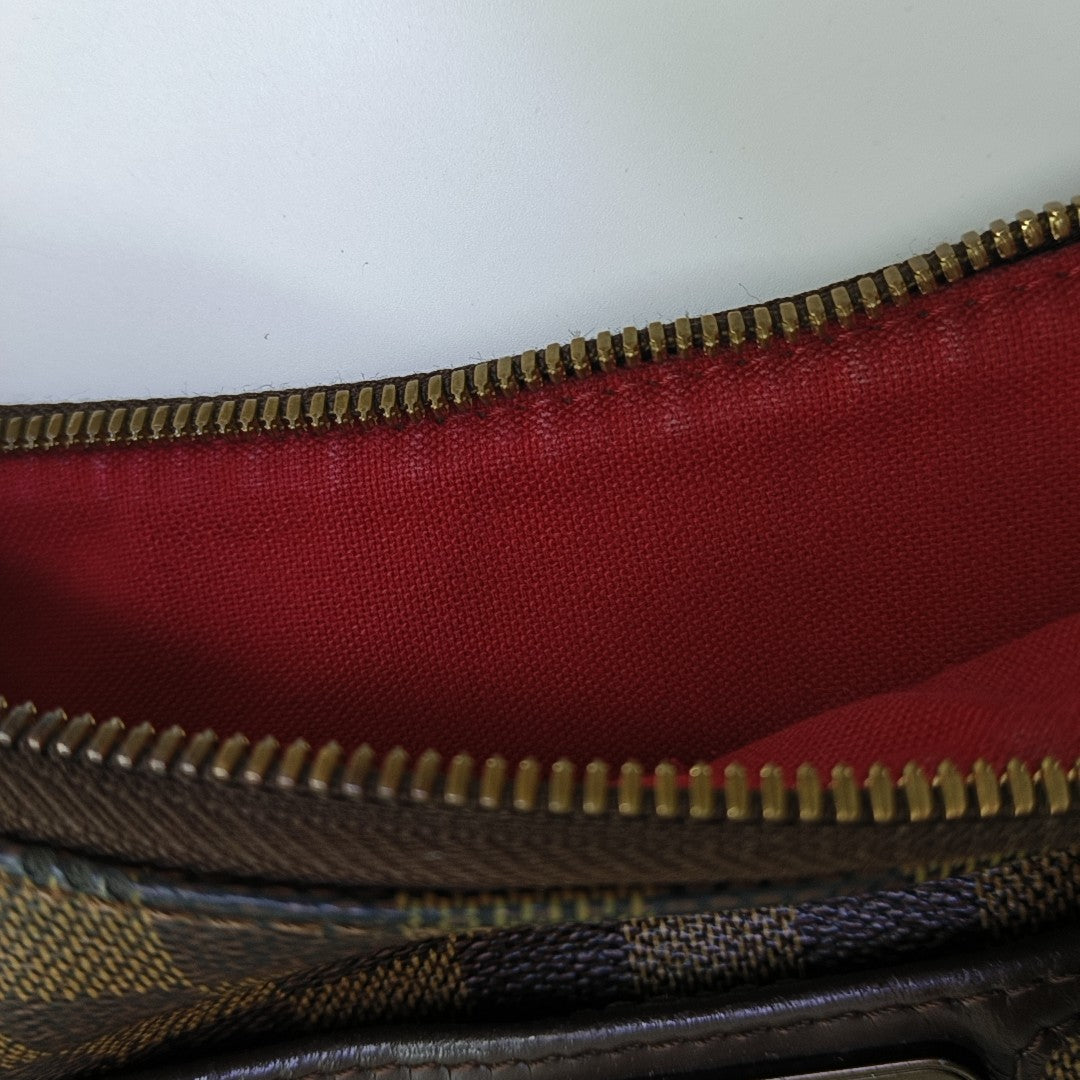 BLOOMSBURY PM Damier Ebene Coated Canvas Brown