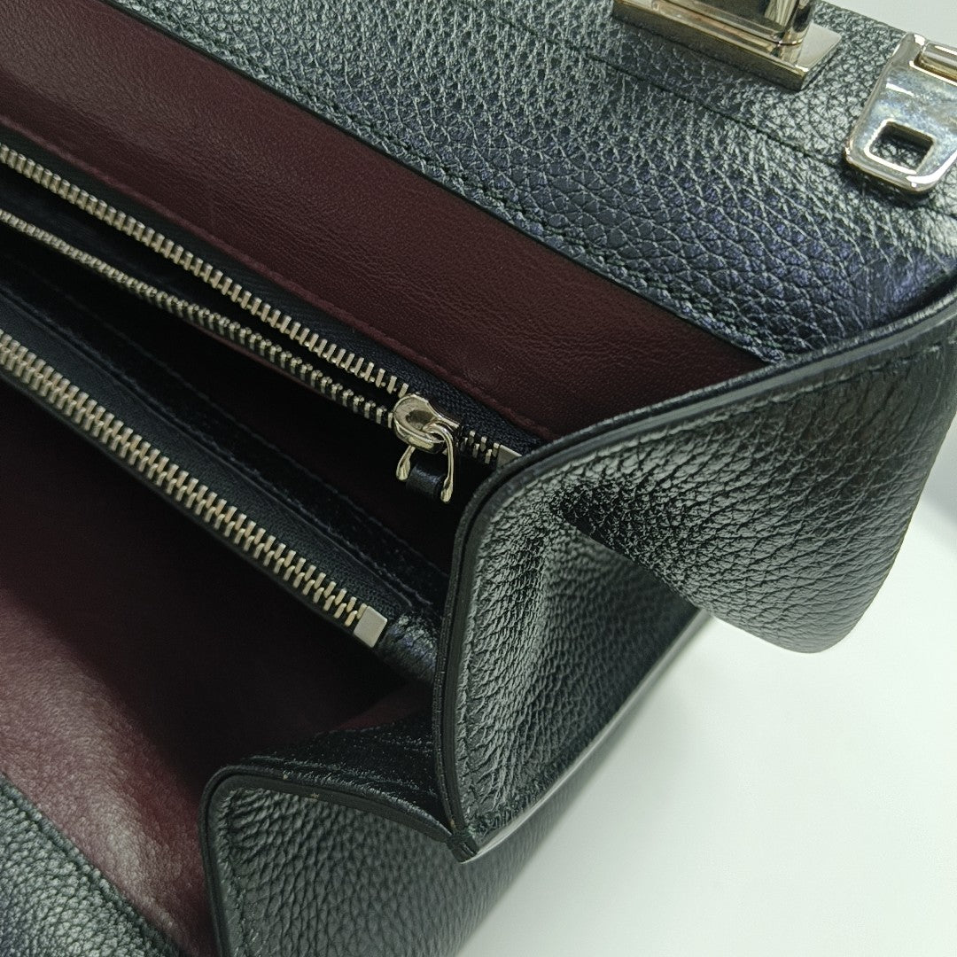 Zumi Small Calfskin Black