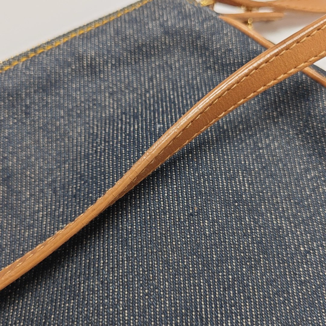 Saddle Mini Canvas Blue