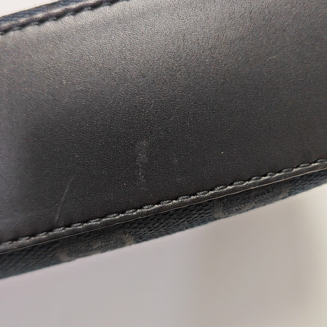 Monogram Canvas Top Handle Bag Black
