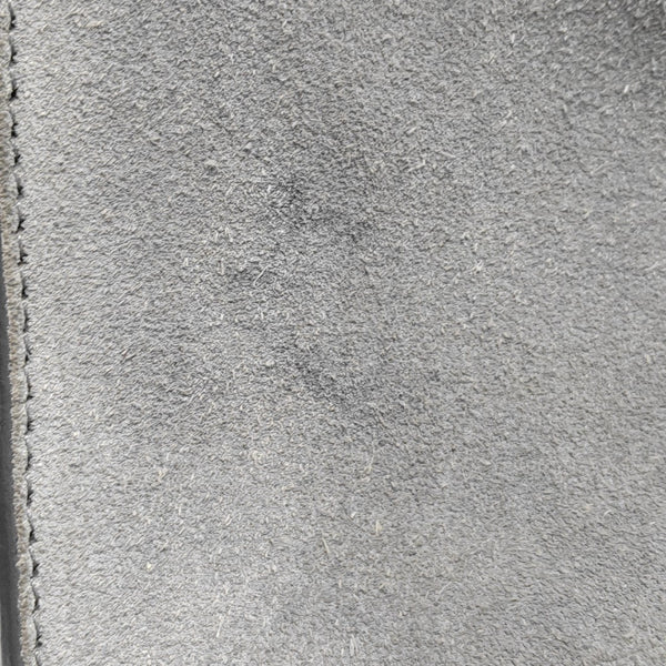 Suede Tote Bag Gray