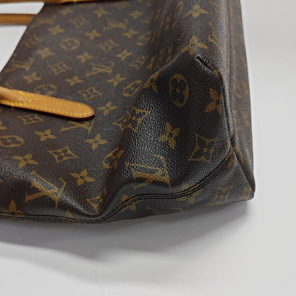 RASPAIL PM Monogram Coated Canvas Brown