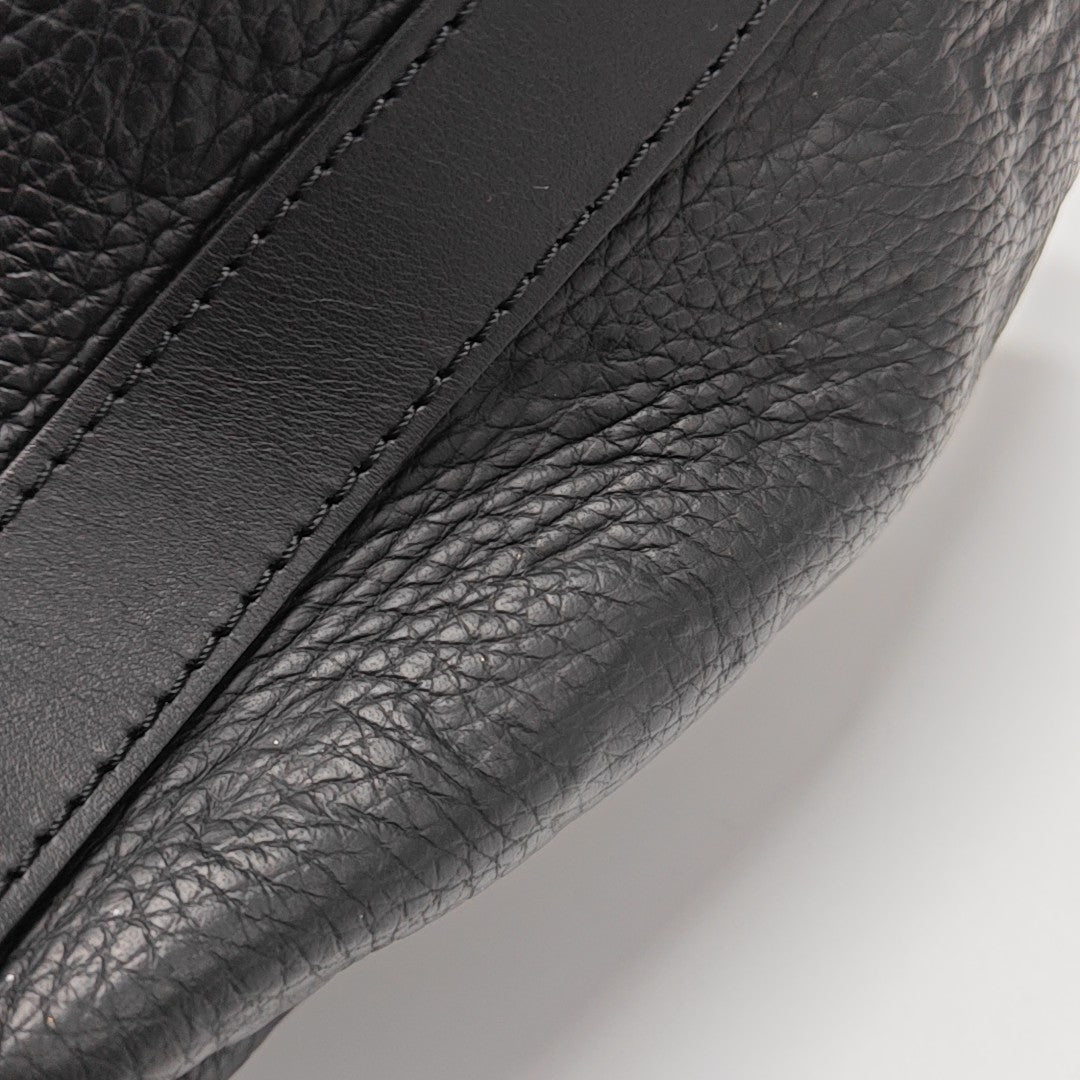 KEEPALL 35 Monogram Calfskin Black