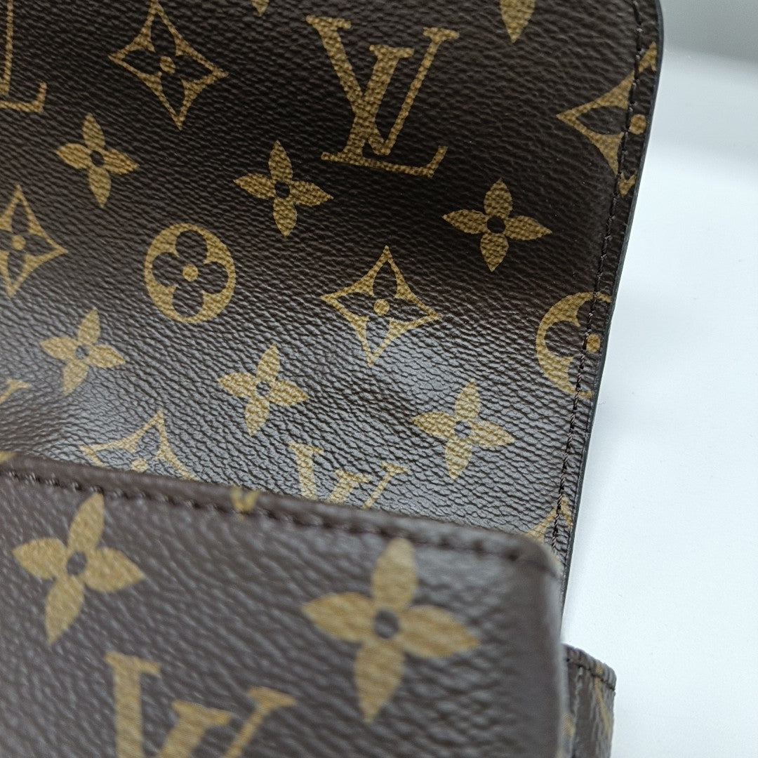 MÉTIS MM Monogram Coated Canvas Brown