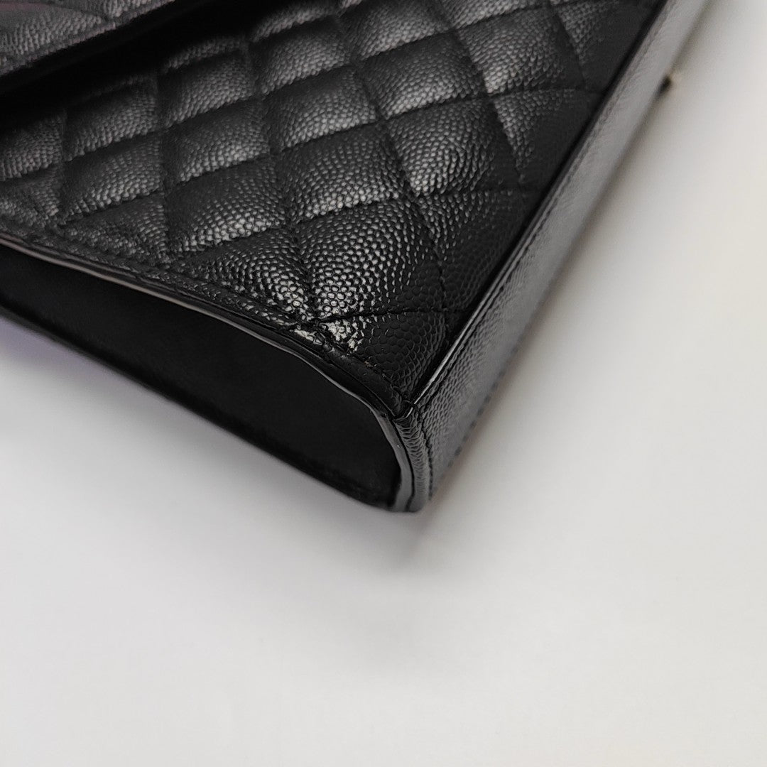 ENVELOPE Medium Quilted Calfskin Black