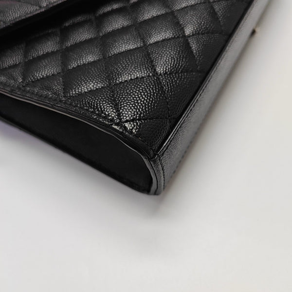 ENVELOPE Medium Quilted Calfskin Black