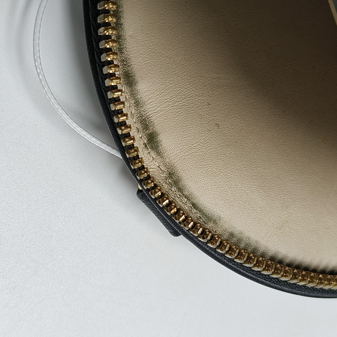 BOITE CHAPEAU Mini Monogram Coated Canvas Brown