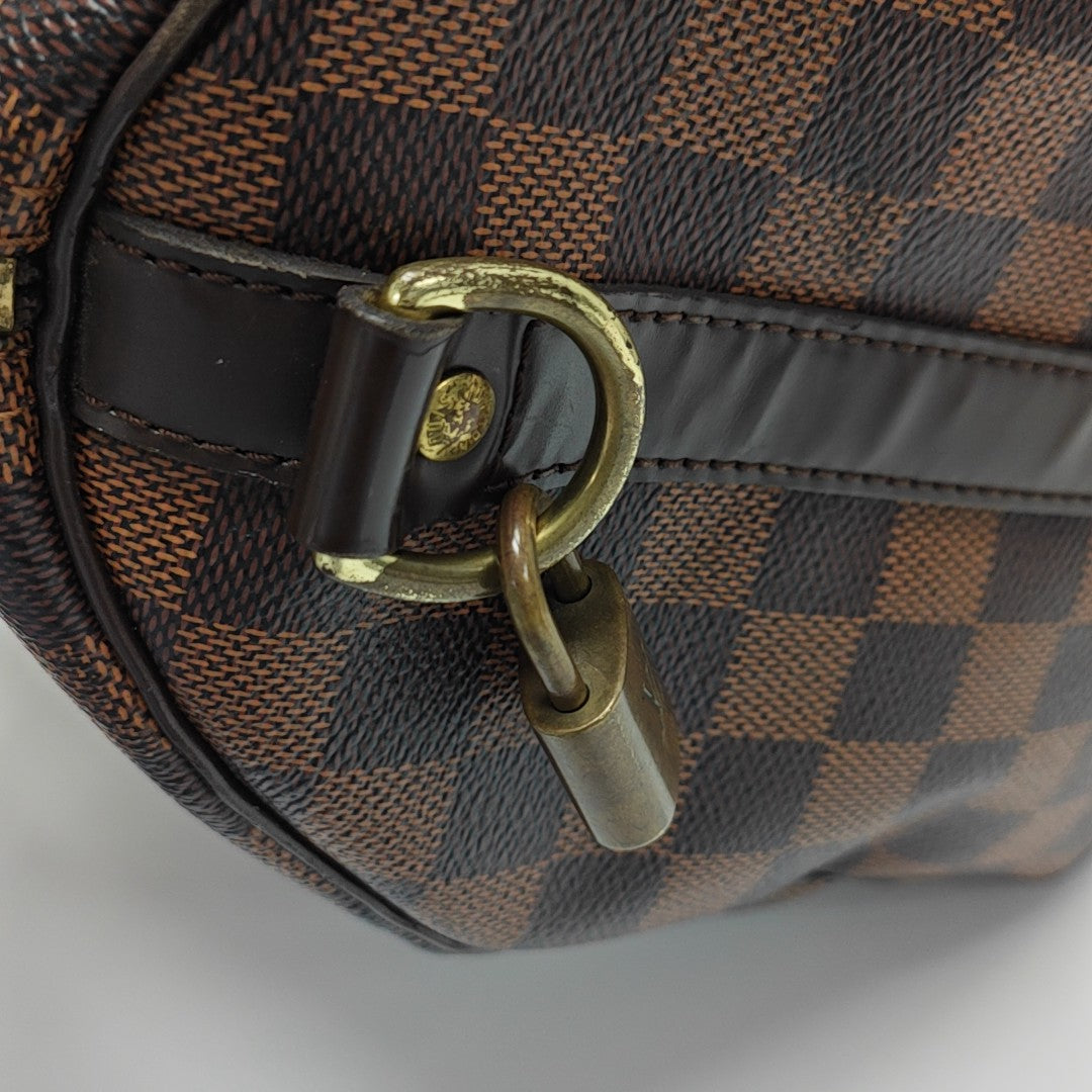 SPEEDY 30 Damier Ebene Coated Canvas Brown