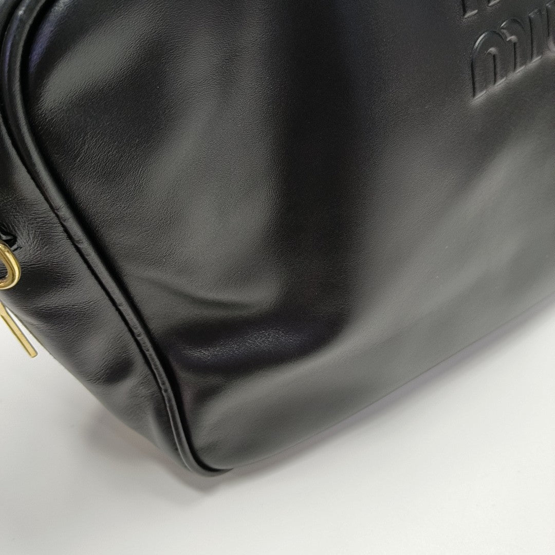 Beau Large Calfskin Black