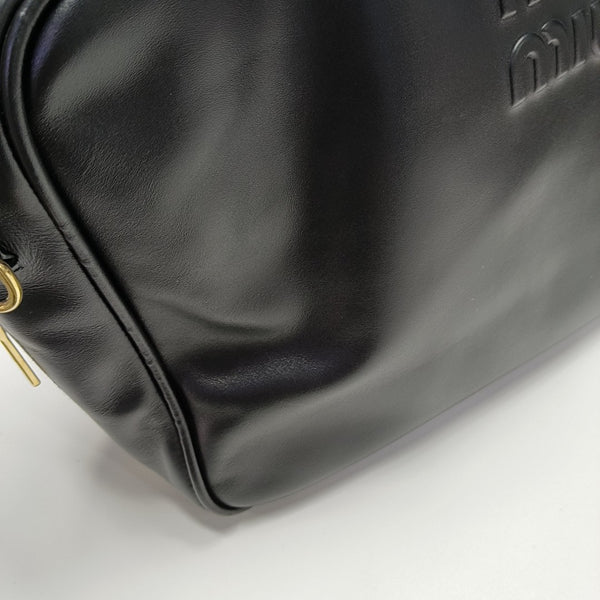 Beau Large Calfskin Black